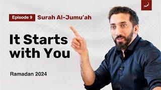4 Steps for Self-Improvement  Ep. 9  Surah Al-Jumuah  Nouman Ali Khan  Ramadan 2024