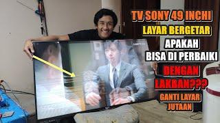 TV SONY Layar Bergetar Bergaris Apakah Bisa Di Perbaiki Dengan Isolasi