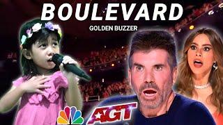 Little Filipino Participant make The judges WOWS with her beautiful voice  Golden Buzzer 2024