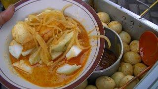 Jakarta Street Food 725  MotorCycle Vegetables Rice Cake Lontong Sayur Motor BR TiVi 5230