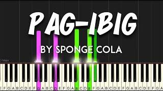 Pag-ibig by Sponge Cola synthesia piano tutorial + sheet music & lyrics