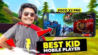 Best Kid Mobile Gameplay Poco X3 Pro Mobile Player - Garena Free Fire Max