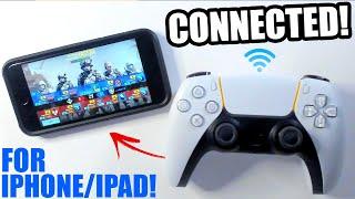 How To Connect PS5 Controller To iPhone or iPad Using BLUETOOTH Easy Method