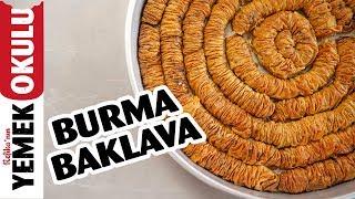 Ağızda Dağılan Burma Baklava Tatlısı Tarifi  Ramazan Tarifleri