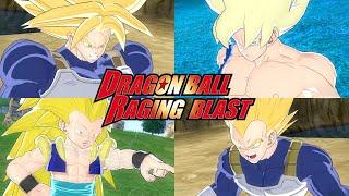 Dragon Ball Raging Blast - All Transformations & Fusions 4K 60FPS