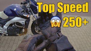 Suzuki GSR 600 Top Speed Run German Autobahn  GPR Ghost RAW Sound