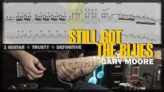 Still Got The Blues  Guitar Cover Tab  Guitar Solo Lesson  Backing Track with Vocals  GARY MOORE