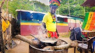 The Boss of RASTA JAMAICAN FOOD  Legendary Ras Mokko at @RasKitchen - Jamaica