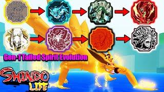 ALL GEN 1 TAILED SPIRITS *EVOLUTION* SHOWCASE  WHATS THE BEST Tailed Beast?  ROBLOX Shindo Life