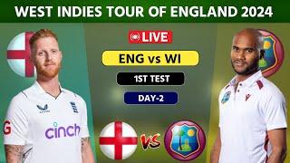 West Indies vs England Live 1st Test Lords  WI vs ENG Live Day 2  Session 1 #cricketlive