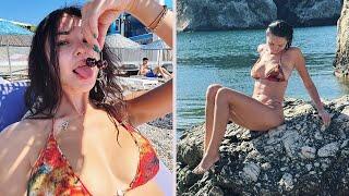 Australian TikTok Star Anna Paul Shares New Bikini Pics From Her European Vacation ‘BEACH CATS ’