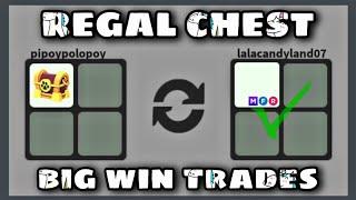 BEST FAIR WIN TRADES FOR REGAL CHEST + GIVEAWAY Adopt me Roblox