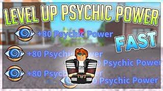 HOW TO LEVEL UP PSYCHIC POWER REALLY FAST IN SUPER POWER TRAINING SIMULATOR FASTEST METHOD