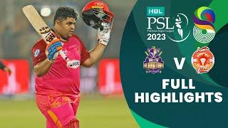 Full Highlights  Quetta Gladiators vs Islamabad United  Match 13  HBL PSL 8  MI2T