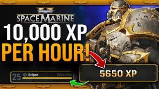 Space Marine 2 BEST XP FARM - How To Level Up FAST  Max Level Easy  PvE Coop & SOLO Guide