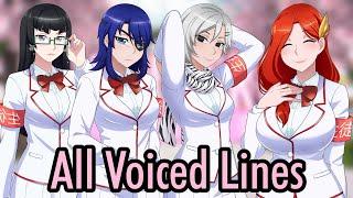 All Student Council Voice Lines  Yandere Simulator Demo