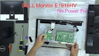 Dell Monitor E1916HV no power fix