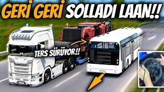 OLAYA BAK   ADAM BENİ GERİ GERİ SOLLADI LAAAN   - CALAİS - DUİSBURG YOLU  ETS 2 TRUCKERSMP