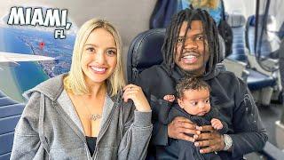 FIRST TIME FLYING WITH OUR NEWBORN BABY *FIRST CLASS*