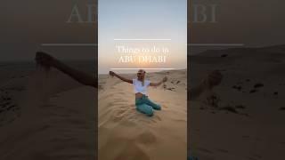 Exploring Abu Dhabis Secret Island Escapes #travel #shorts #abudhabi #youtubeshorts