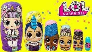 LOL Surprise Series 3 Nesting Dolls Stacking Cups Toy Surprises Unicorn Punk Boi