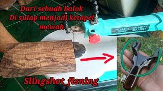 cara bikin ketapel ikan model simple