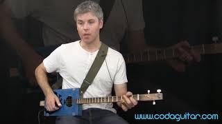 Cigar Box Guitar - 3 String Beginner Blues part 1