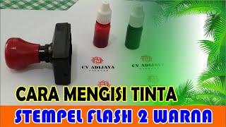 Cara Isi Ulang Tinta Stempel 2 Warna