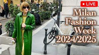 Milan Fashion Week 20242025 Stunning Start Unforgettable outfits you can see on the street.