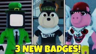 How to get TSET  HAPPY ST. PATRICK RIKU BADGES + MORPHS in TOILET PIGGY RP REBOOTED - Roblox