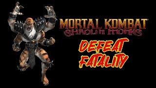 All Bosses Fatality to Kintaro - Mortal Kombat Shaolin Monks Story Fatality