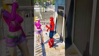 SPIDERMAN BABY AND WIFE  HE CHEATED MOM AND BABY REVENGED HIM ON WOODEN HOUSE