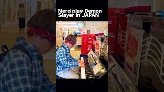 Demon Slayer song on piano in Japan Public GURENGE