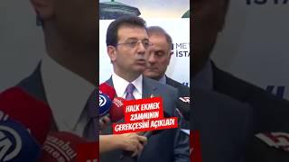 Ekrem İmamoğlu Halk ekmek zammının gerekçesini açıkladı