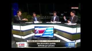 Costa Rica 1 5 - Grecia 1 3  Fuera De Juego ESPN Brasil 2014