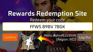 FREE REDEEM CODE IN FREE FIRE FREE FIRE NEW EVENT FF NEW EVENT TODAY GARENA FREE FIRE