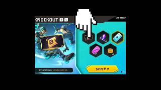 free fire booyah pass season 5 event  knockout event  free fire  #shorts #gaming #booyah