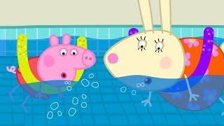 Blowing Bubbles In The Swimming Pool 🫧  Peppa Pig Official Full Episodes