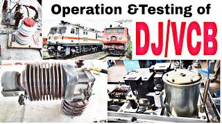 Introdution Operation and Testing of Vacuum Circuit Breaker or DJ of Electric Traction Locomotive