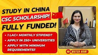 Study In China For Free On CSC Fully Funded Scholarship For Pakistani Students