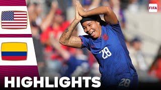 United States vs Colombia  Highlights  Womens International Friendly 29-10-2023
