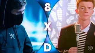 Alan walker x Rick astley - Faded 8D AUDIO