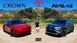 SIBLING RIVALS -- 2025 Toyota Crown Signia vs. 2024 Toyota RAV4 Comparison