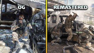 Tiny Changes & Cool Details in MW2 OG vs REMASTERED  Team Player Mission  PART 1