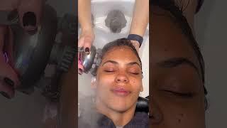 ASMR Luxury Japanese Head Spa Water Massage #shorts