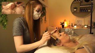 ASMR Soft Spoken  Gently Caring for a Friend with Blissful Brushing & Gentle Touch Calming Music.