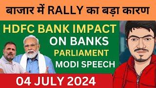 Nifty Prediction and Bank Nifty Analysis for Thursday  4 July 24  Bank NIFTY Tomorrow