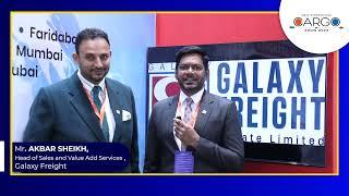 Fardeen Malbarwala and Akbar Sheikh from Galaxy Freight Pvt. Ltd.