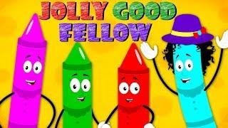 For Hes Jolly Good Fellow Nursery Rhymes  Kids Songs For Children By Crayon Nursery Rhymes