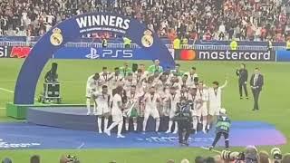 Los festejos del Real Madrid campeón de Europa
